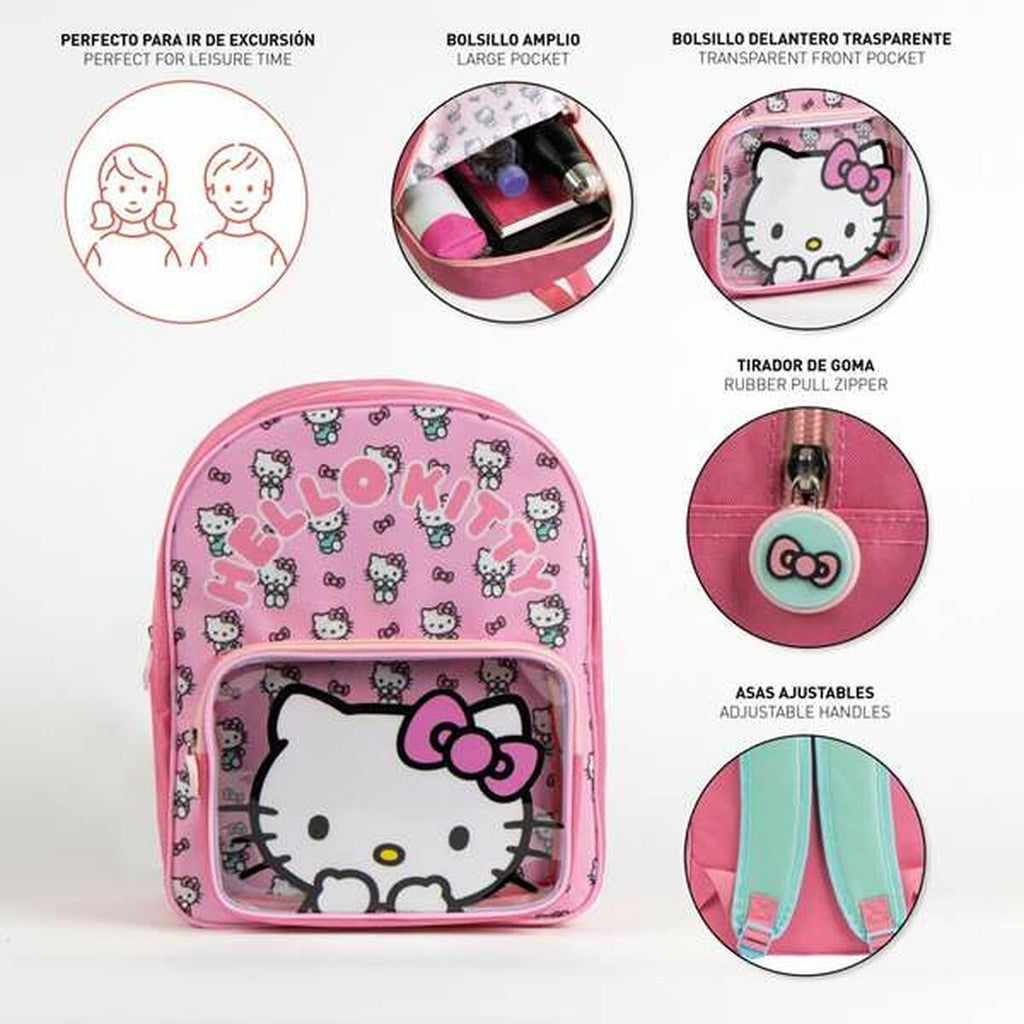 School Bag Hello Kitty Pink