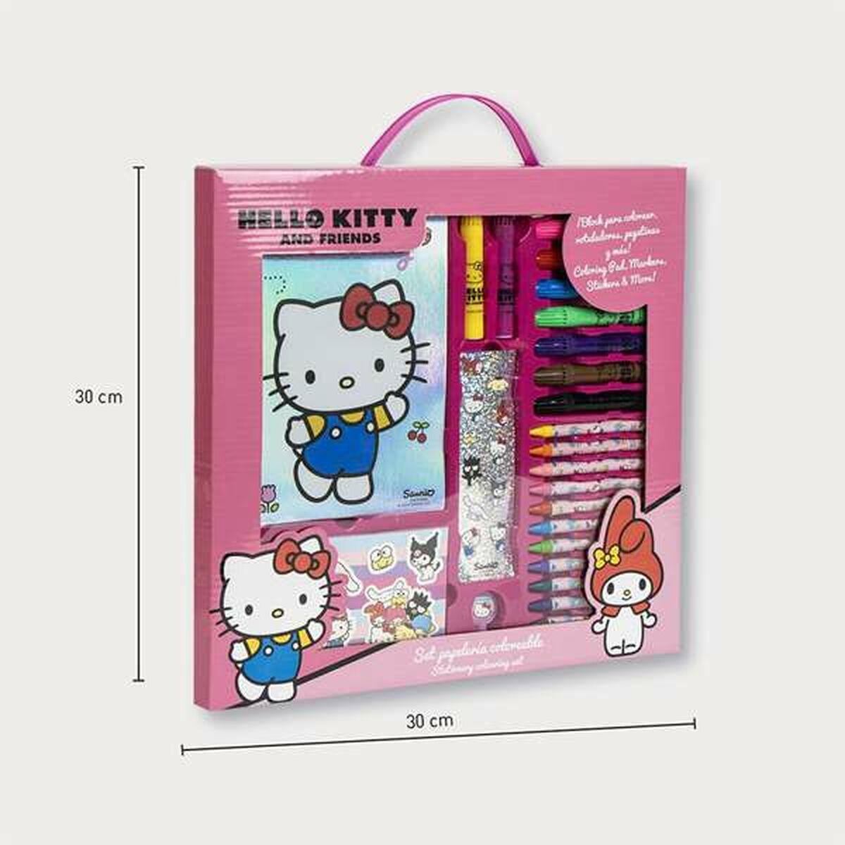 Stationery Set Hello Kitty Pink